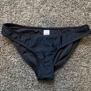 Black bathing suit bottoms